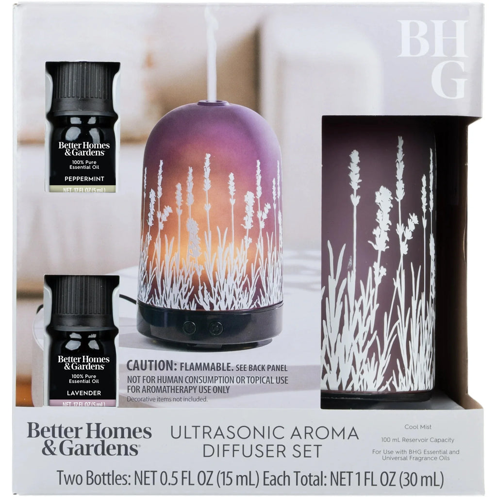 3 Piece Diffuser Set, Lavender Fields, 100 Ml